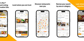 Tabelog บริการค้นหา (*1) และจองร้านอาหารที่ใหญ่ที่สุดของญี่ปุ่น เปิดตัวแอปพลิเคชันหลายภาษาสำหรับนักท่องเที่ยวต่างชาติ